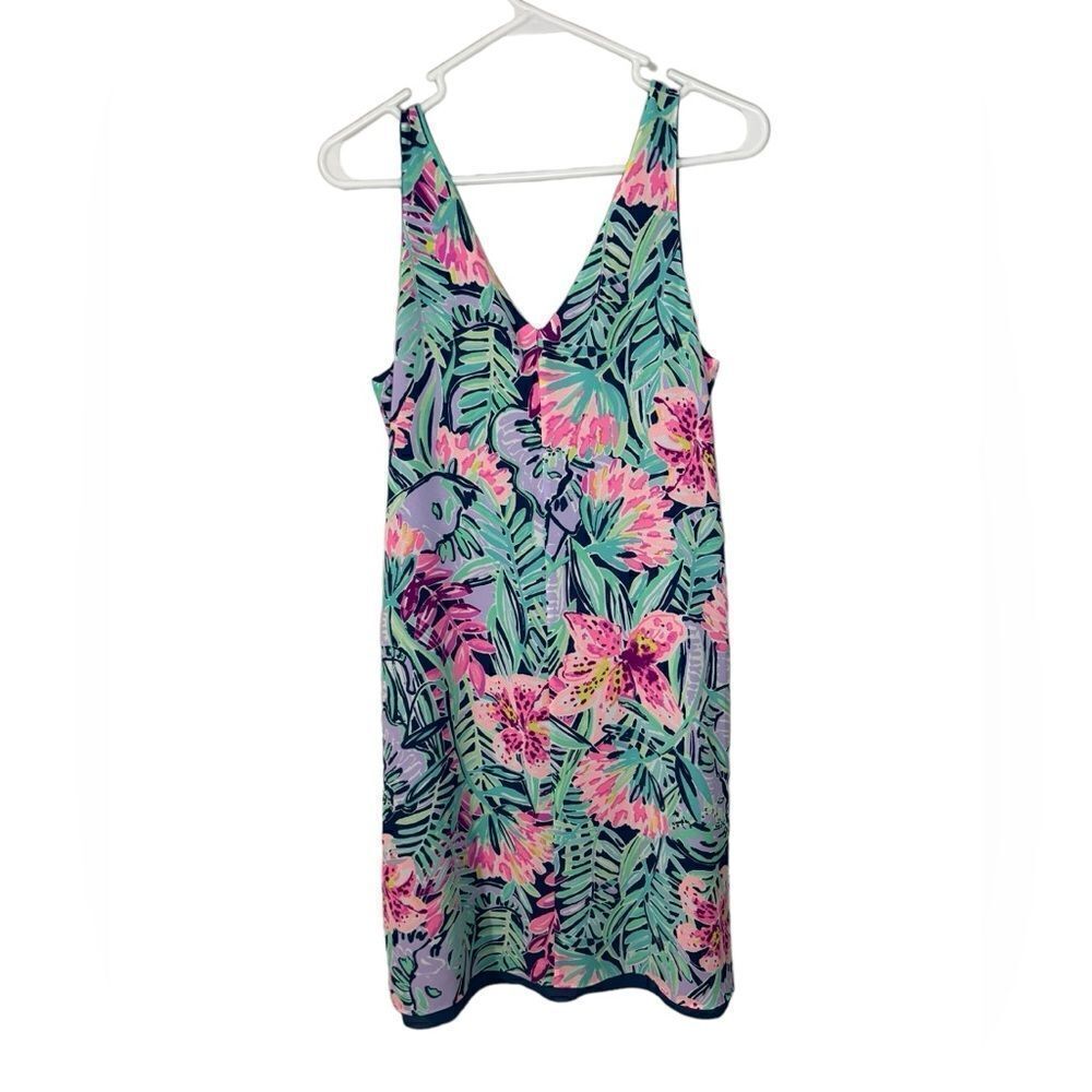 Lilly Pulitzer Florin Sleeveless V-neck Dress, S - Picture 5 of 9